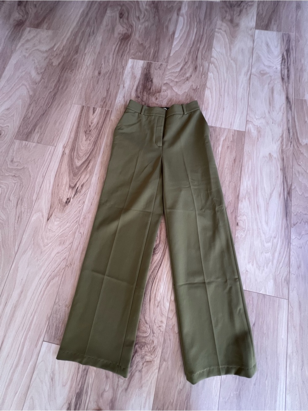 Babaton Olive Wide-Leg Trousers